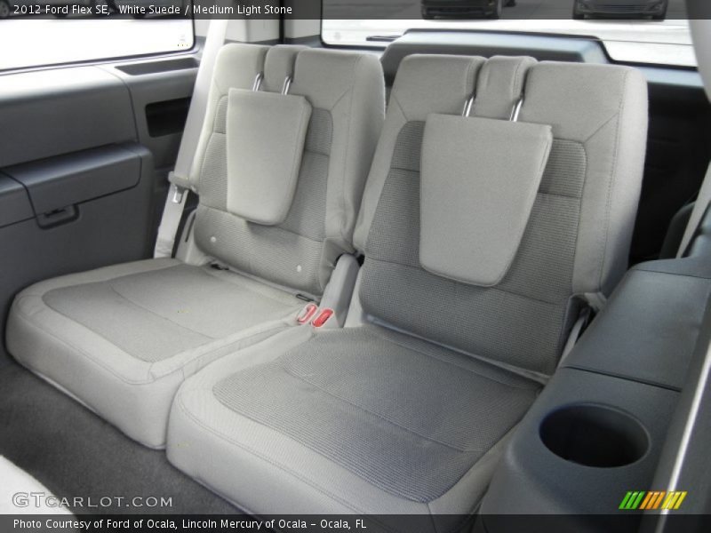 White Suede / Medium Light Stone 2012 Ford Flex SE