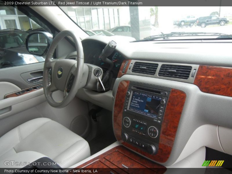 Red Jewel Tintcoat / Light Titanium/Dark Titanium 2009 Chevrolet Suburban LTZ