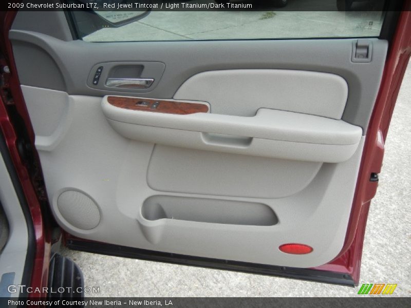 Red Jewel Tintcoat / Light Titanium/Dark Titanium 2009 Chevrolet Suburban LTZ