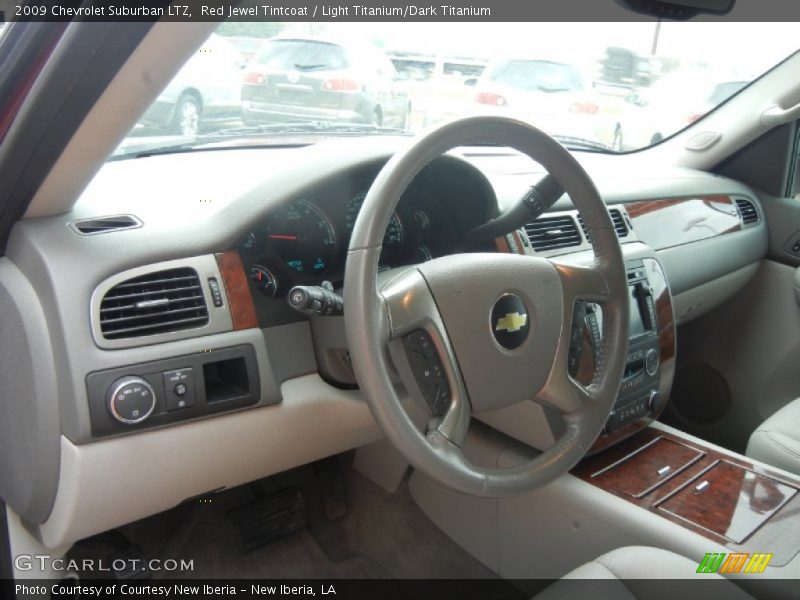 Red Jewel Tintcoat / Light Titanium/Dark Titanium 2009 Chevrolet Suburban LTZ