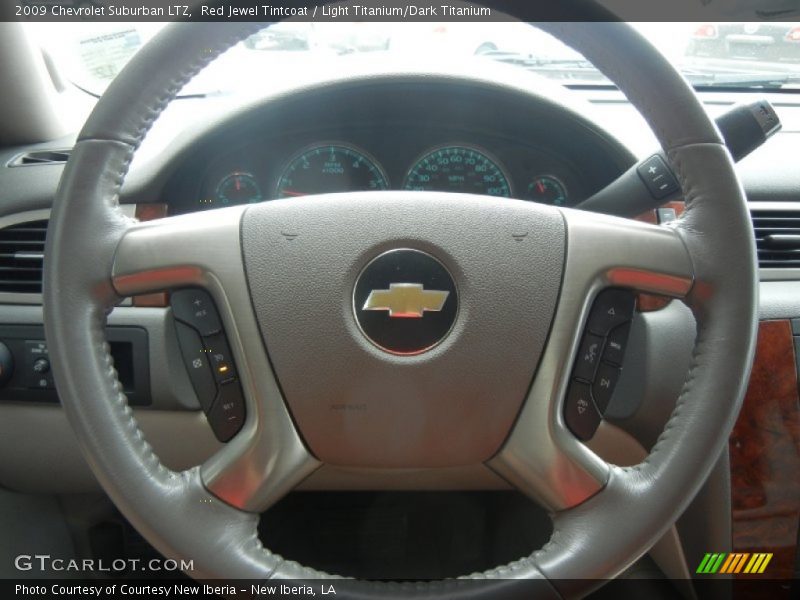 Red Jewel Tintcoat / Light Titanium/Dark Titanium 2009 Chevrolet Suburban LTZ