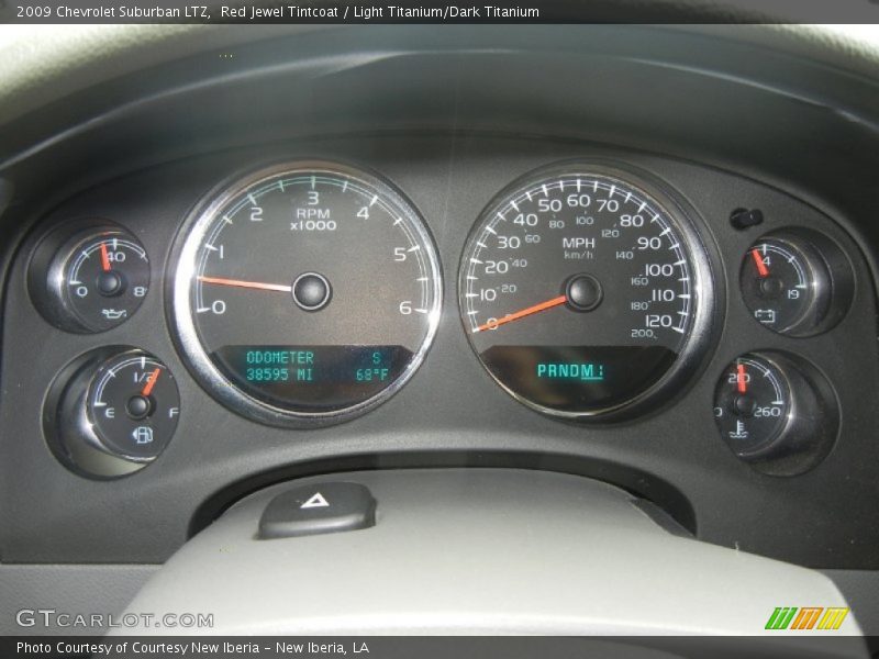 Red Jewel Tintcoat / Light Titanium/Dark Titanium 2009 Chevrolet Suburban LTZ