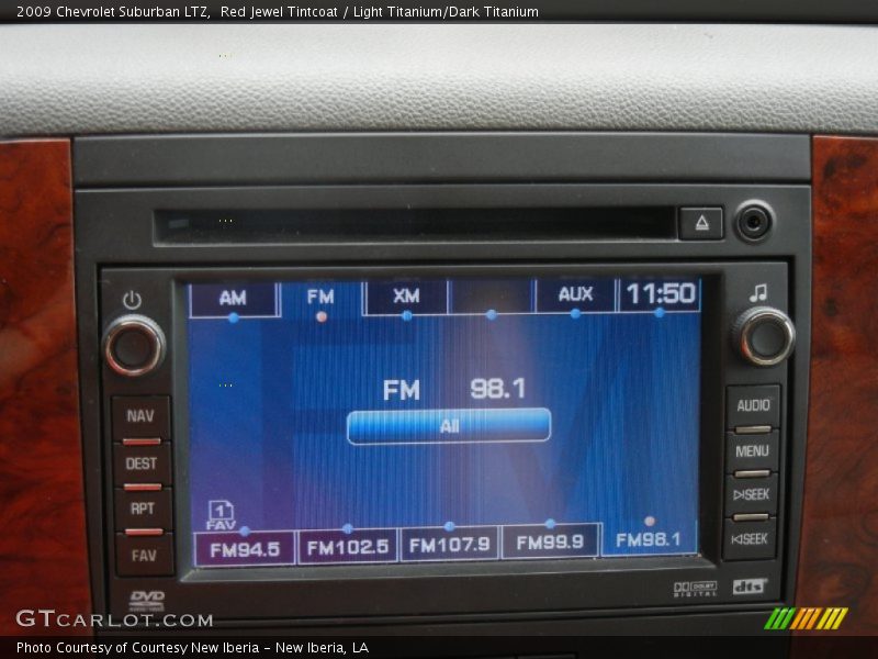 Red Jewel Tintcoat / Light Titanium/Dark Titanium 2009 Chevrolet Suburban LTZ