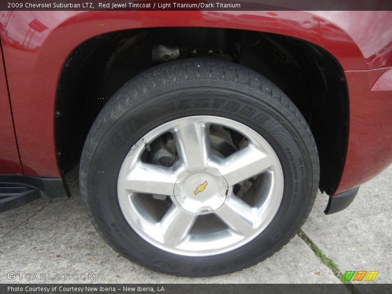 Red Jewel Tintcoat / Light Titanium/Dark Titanium 2009 Chevrolet Suburban LTZ
