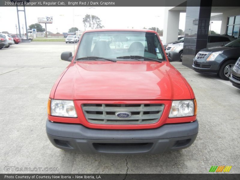 Bright Red / Dark Graphite 2003 Ford Ranger XL Regular Cab