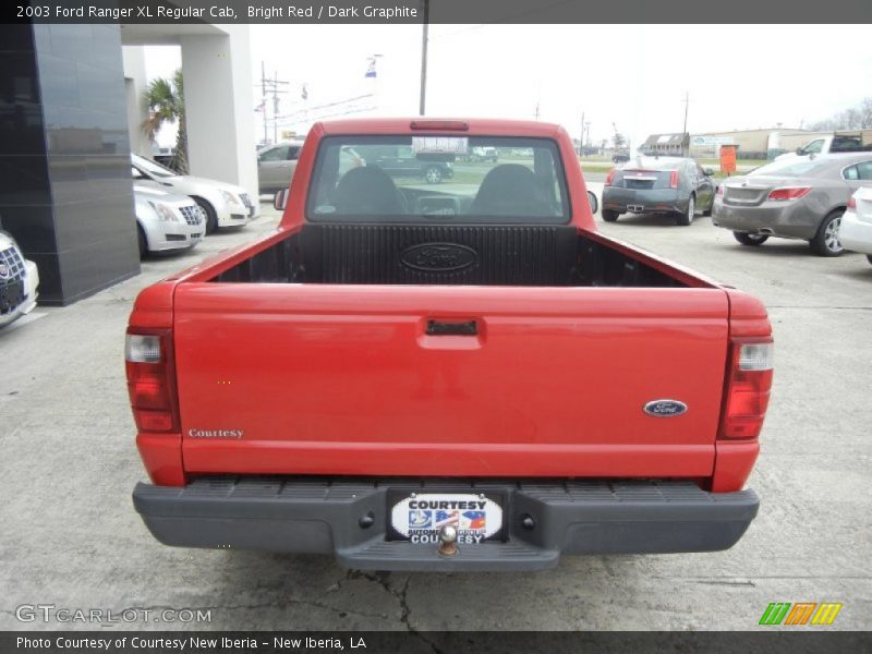 Bright Red / Dark Graphite 2003 Ford Ranger XL Regular Cab