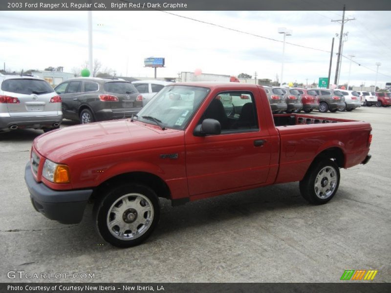 Bright Red / Dark Graphite 2003 Ford Ranger XL Regular Cab
