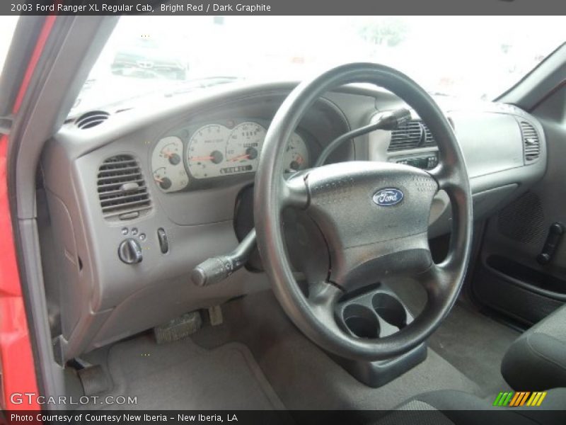 Bright Red / Dark Graphite 2003 Ford Ranger XL Regular Cab