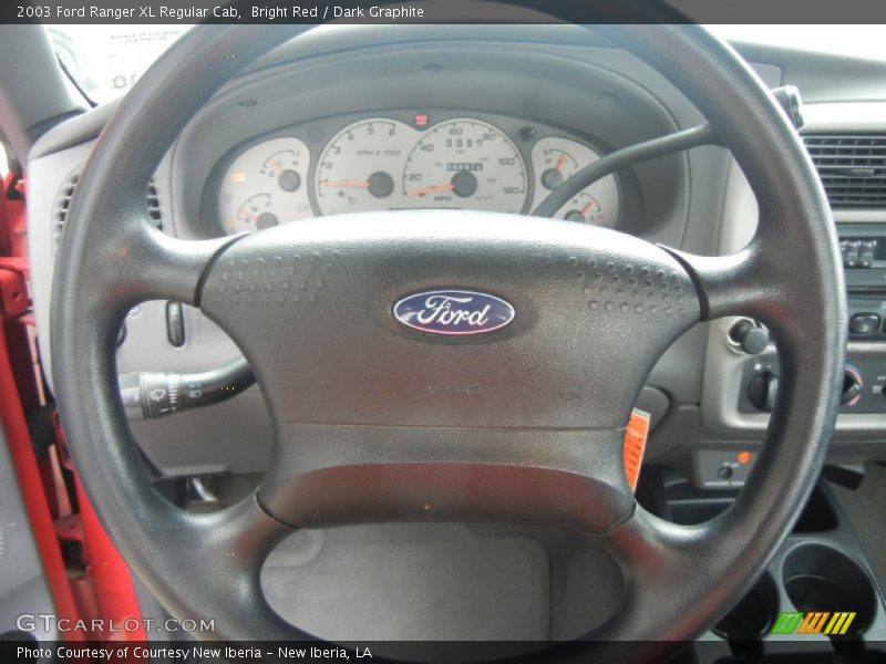 Bright Red / Dark Graphite 2003 Ford Ranger XL Regular Cab