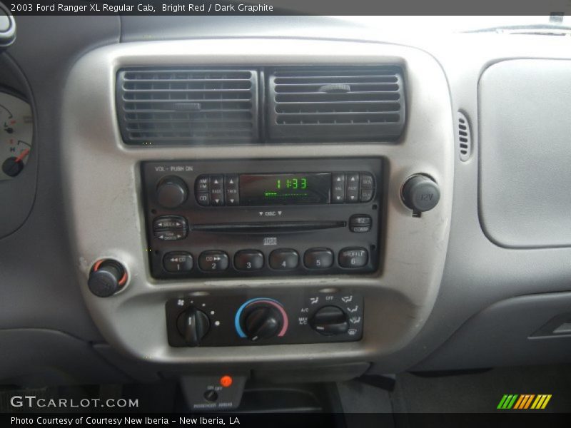 Bright Red / Dark Graphite 2003 Ford Ranger XL Regular Cab