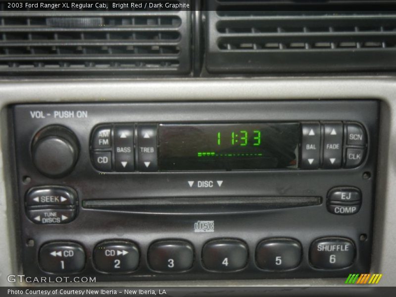 Bright Red / Dark Graphite 2003 Ford Ranger XL Regular Cab