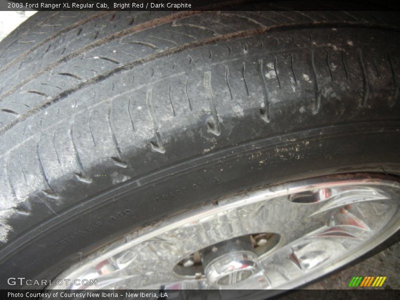 Bright Red / Dark Graphite 2003 Ford Ranger XL Regular Cab