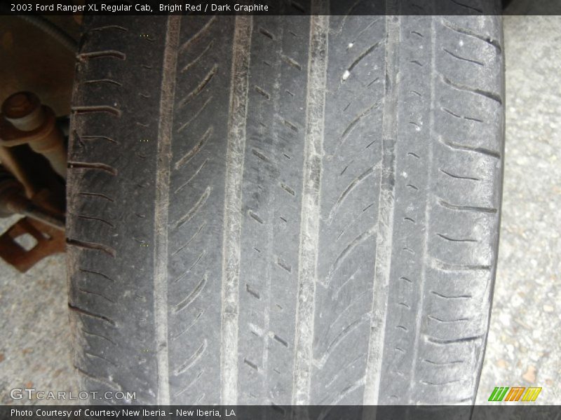 Bright Red / Dark Graphite 2003 Ford Ranger XL Regular Cab