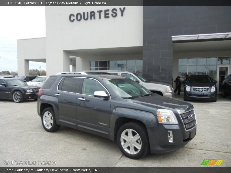 Cyber Gray Metallic / Light Titanium 2010 GMC Terrain SLT