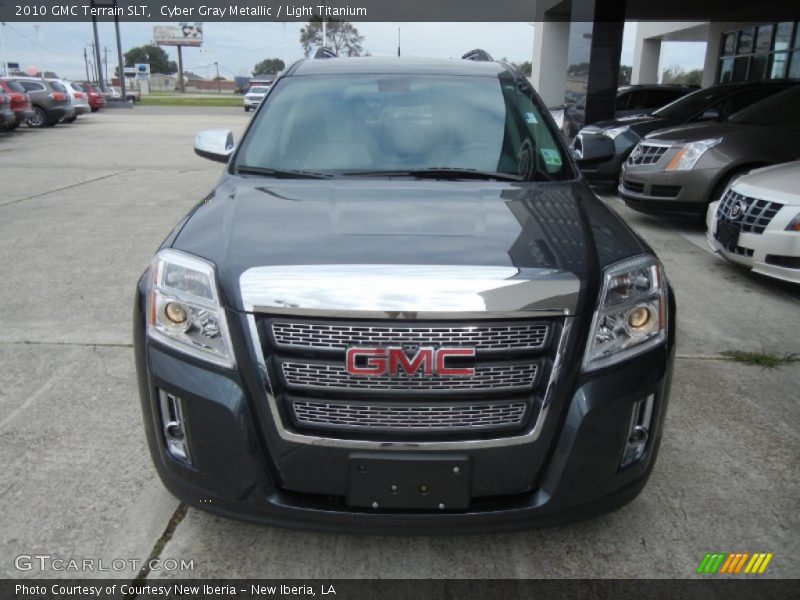Cyber Gray Metallic / Light Titanium 2010 GMC Terrain SLT