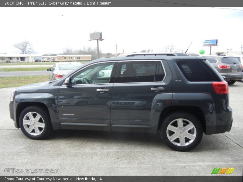 Cyber Gray Metallic / Light Titanium 2010 GMC Terrain SLT