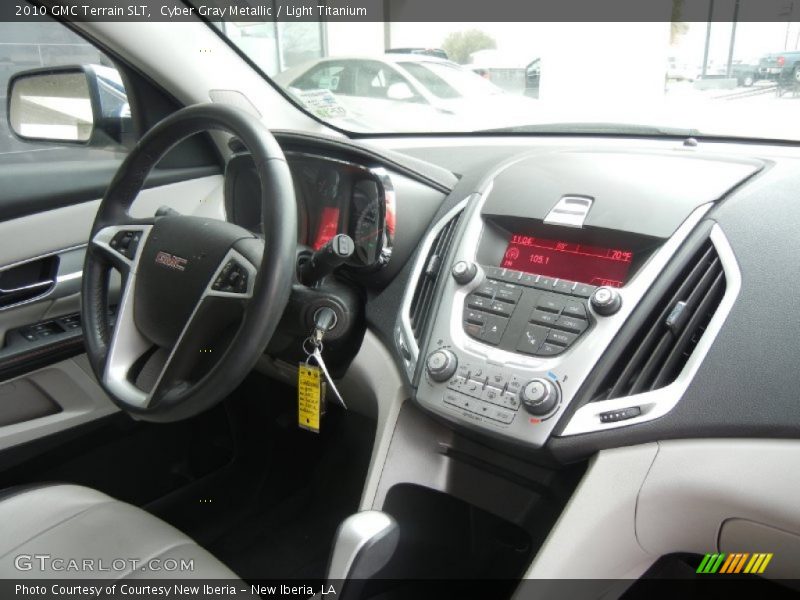 Cyber Gray Metallic / Light Titanium 2010 GMC Terrain SLT