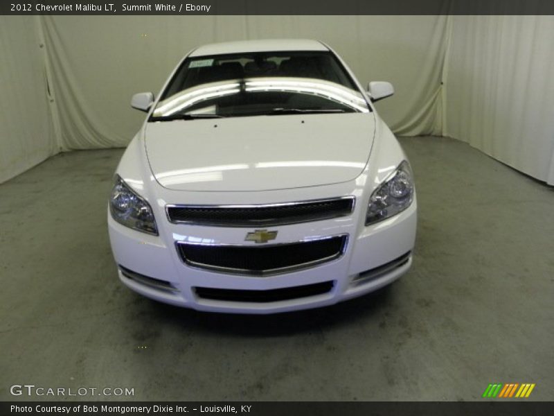 Summit White / Ebony 2012 Chevrolet Malibu LT