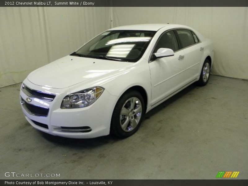 Summit White / Ebony 2012 Chevrolet Malibu LT