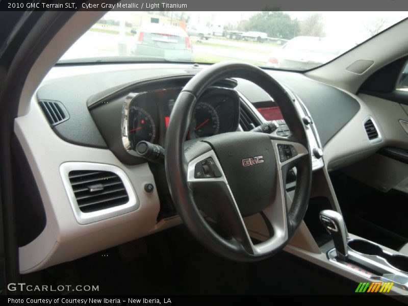 Cyber Gray Metallic / Light Titanium 2010 GMC Terrain SLT