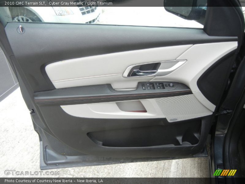Cyber Gray Metallic / Light Titanium 2010 GMC Terrain SLT