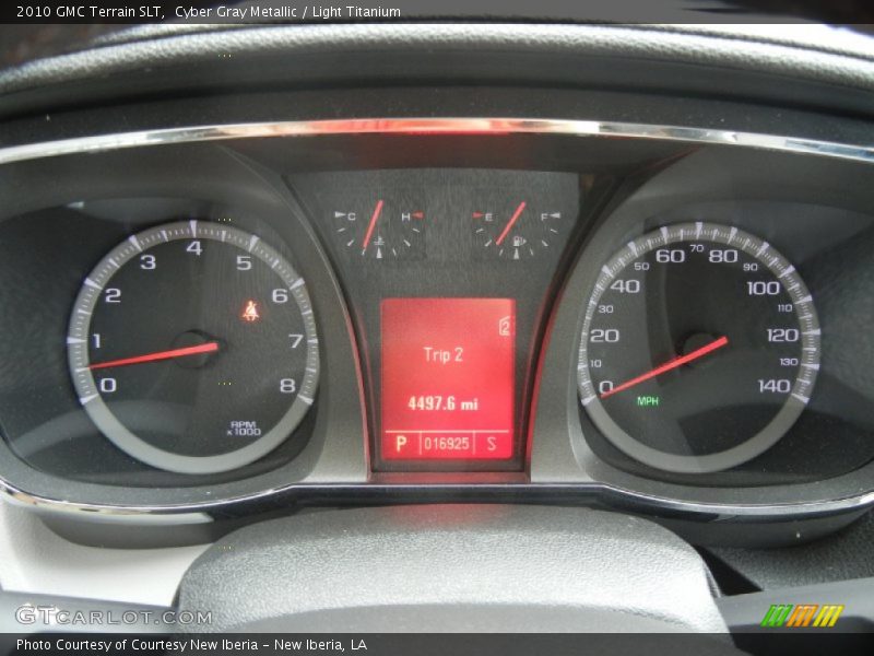 Cyber Gray Metallic / Light Titanium 2010 GMC Terrain SLT