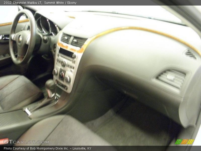 Summit White / Ebony 2012 Chevrolet Malibu LT