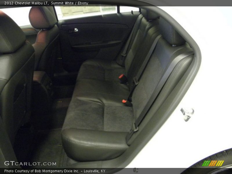 Summit White / Ebony 2012 Chevrolet Malibu LT