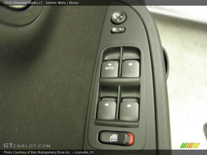 Summit White / Ebony 2012 Chevrolet Malibu LT
