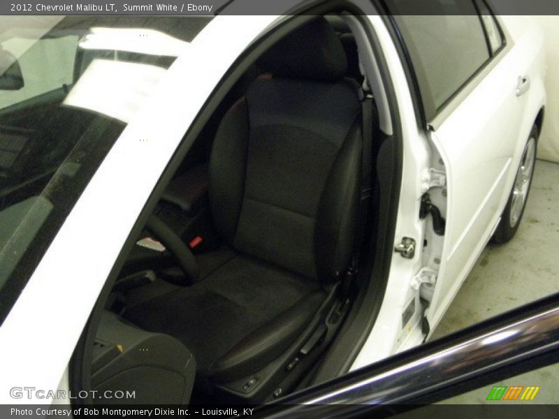 Summit White / Ebony 2012 Chevrolet Malibu LT