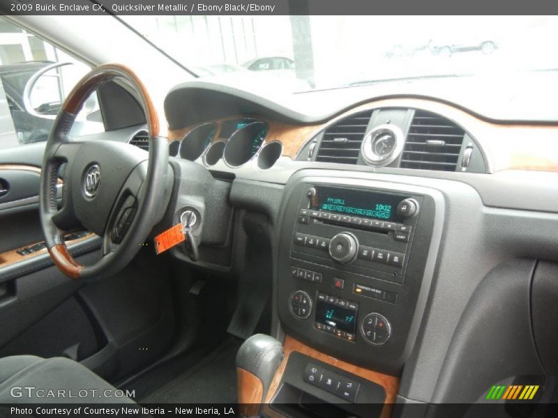 Quicksilver Metallic / Ebony Black/Ebony 2009 Buick Enclave CX