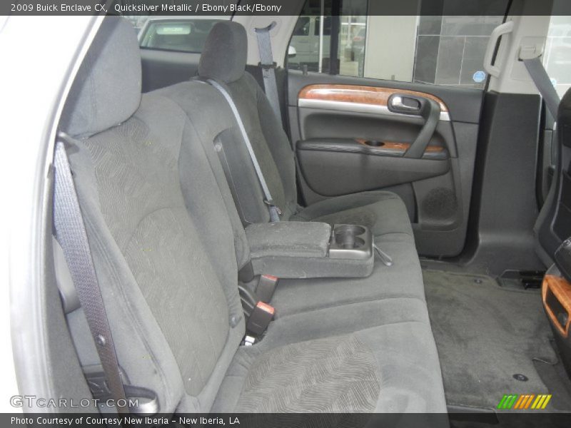 Quicksilver Metallic / Ebony Black/Ebony 2009 Buick Enclave CX