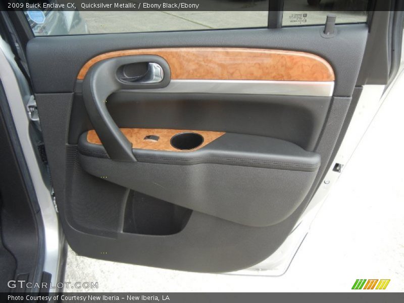 Quicksilver Metallic / Ebony Black/Ebony 2009 Buick Enclave CX