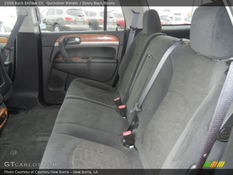 Quicksilver Metallic / Ebony Black/Ebony 2009 Buick Enclave CX