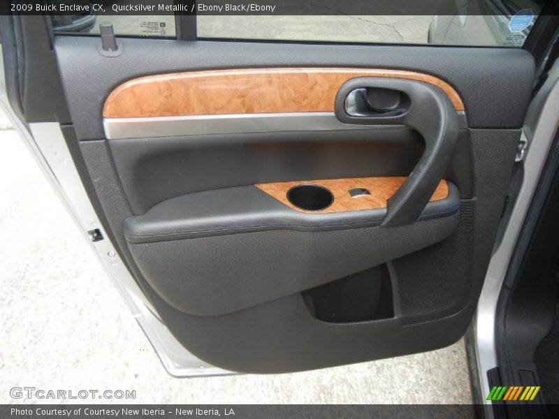 Quicksilver Metallic / Ebony Black/Ebony 2009 Buick Enclave CX