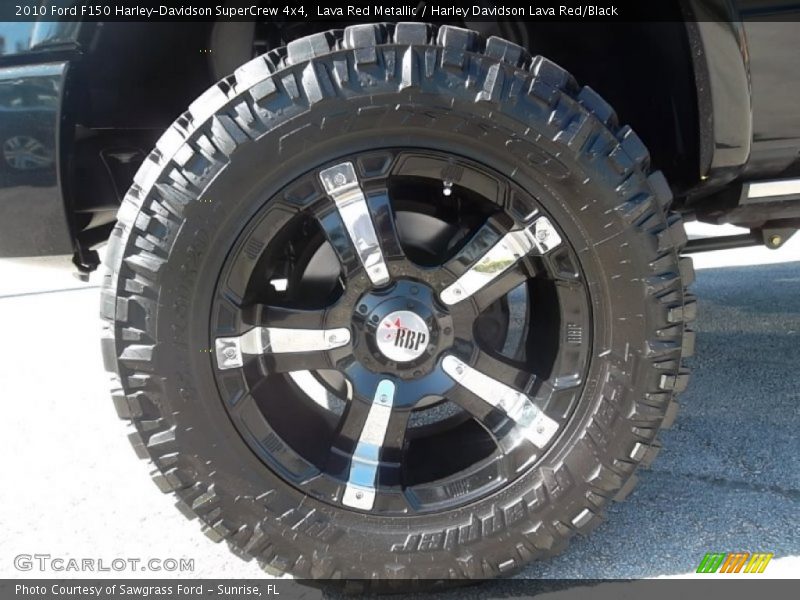 Custom Wheels of 2010 F150 Harley-Davidson SuperCrew 4x4