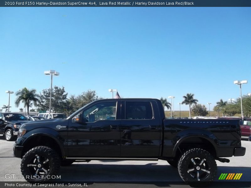 Lava Red Metallic / Harley Davidson Lava Red/Black 2010 Ford F150 Harley-Davidson SuperCrew 4x4