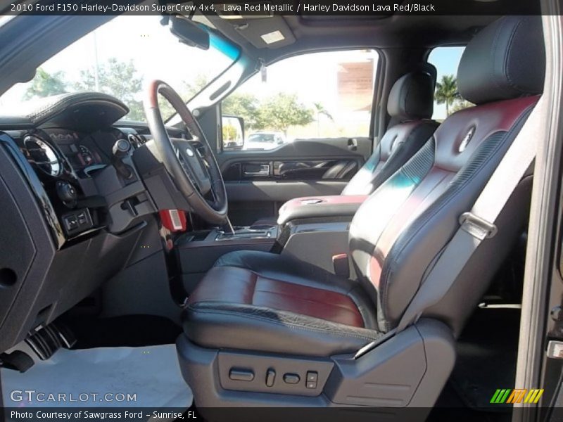  2010 F150 Harley-Davidson SuperCrew 4x4 Harley Davidson Lava Red/Black Interior
