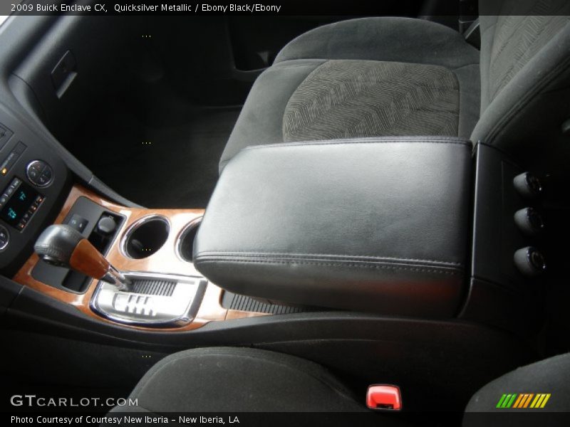 Quicksilver Metallic / Ebony Black/Ebony 2009 Buick Enclave CX