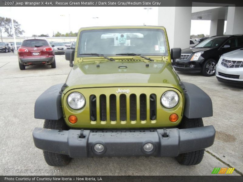 Rescue Green Metallic / Dark Slate Gray/Medium Slate Gray 2007 Jeep Wrangler X 4x4