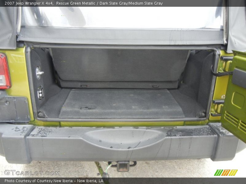 Rescue Green Metallic / Dark Slate Gray/Medium Slate Gray 2007 Jeep Wrangler X 4x4