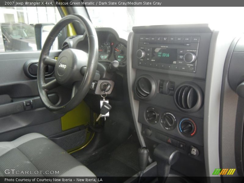 Rescue Green Metallic / Dark Slate Gray/Medium Slate Gray 2007 Jeep Wrangler X 4x4