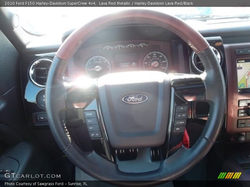 Lava Red Metallic / Harley Davidson Lava Red/Black 2010 Ford F150 Harley-Davidson SuperCrew 4x4