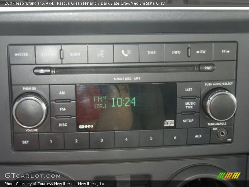 Rescue Green Metallic / Dark Slate Gray/Medium Slate Gray 2007 Jeep Wrangler X 4x4
