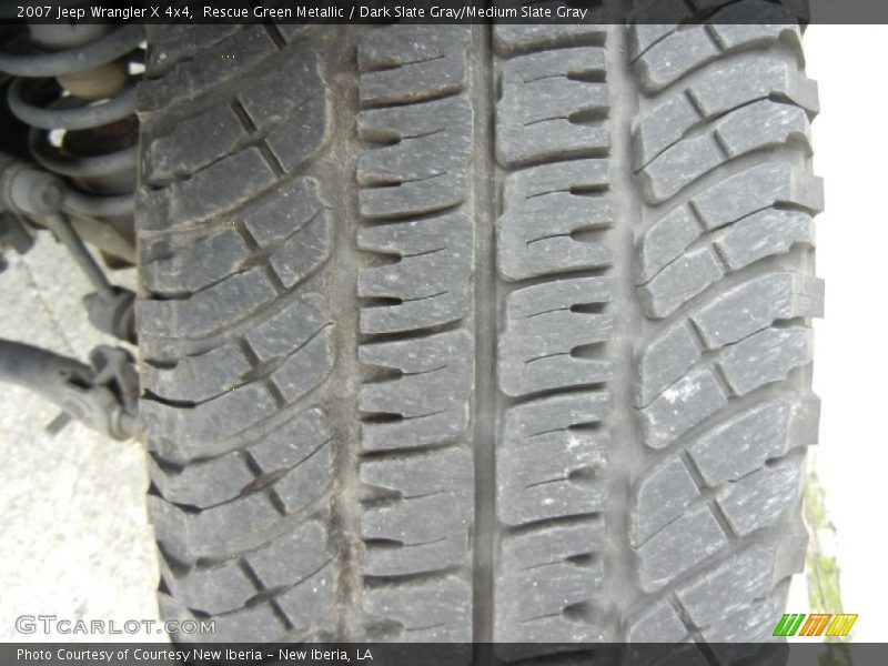 Rescue Green Metallic / Dark Slate Gray/Medium Slate Gray 2007 Jeep Wrangler X 4x4