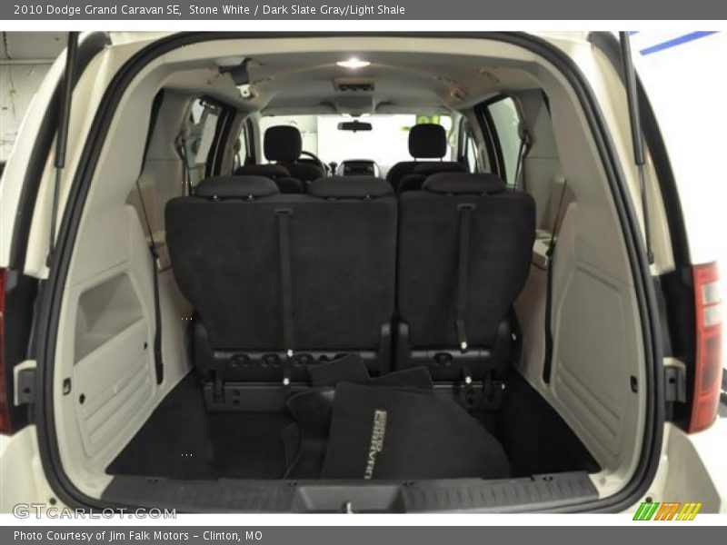 Stone White / Dark Slate Gray/Light Shale 2010 Dodge Grand Caravan SE
