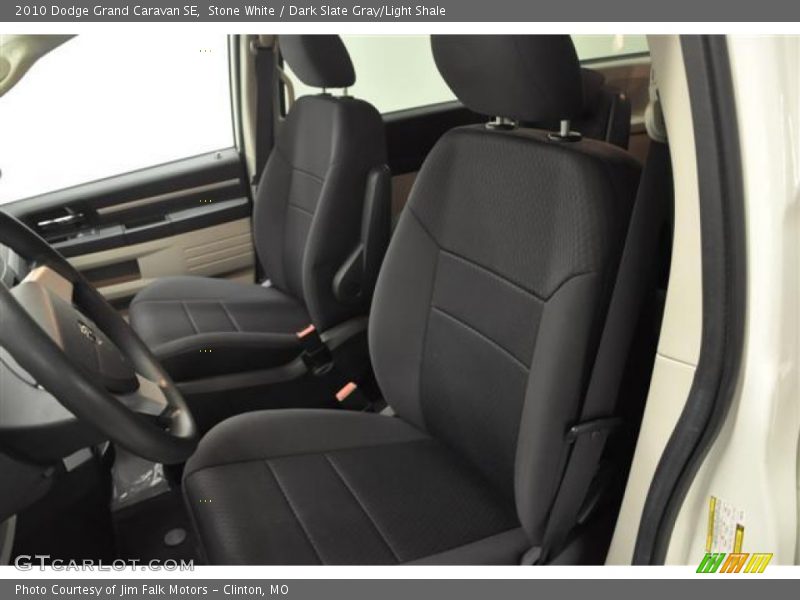 Stone White / Dark Slate Gray/Light Shale 2010 Dodge Grand Caravan SE