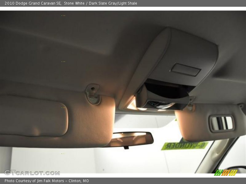 Stone White / Dark Slate Gray/Light Shale 2010 Dodge Grand Caravan SE