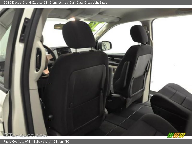 Stone White / Dark Slate Gray/Light Shale 2010 Dodge Grand Caravan SE