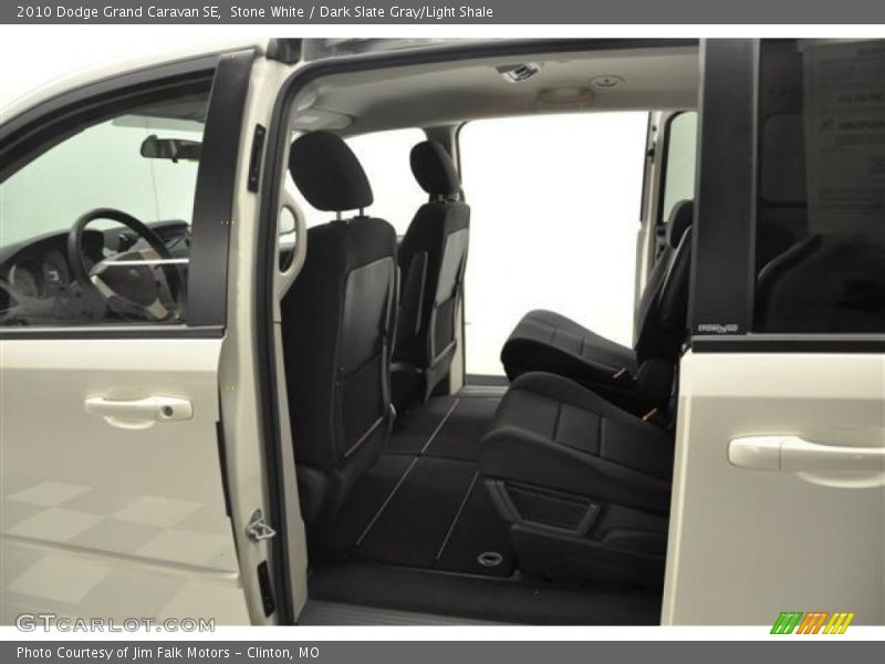 Stone White / Dark Slate Gray/Light Shale 2010 Dodge Grand Caravan SE